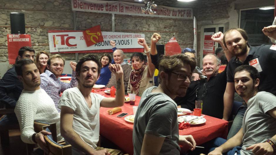 Les jeunes communistes partagent un couscous et un moment politique fort avec leurs ainés